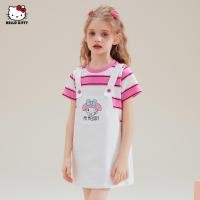 ราคา ชุดเดรสสายคล้องสองชิ้นสำหรับฤดูร้อน พร้อมดีไซน์ใหม่และสไตล์เจ้าหญิงสำหรับเด็กโต (28091766034)