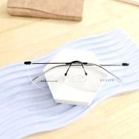 ราคา กรอบแว่นรุ่น31315กรอบเจาะบูท ไร้ขอบ ทรงวัยรุ่นแข็งแรงทนทานยืดหยุ่นไดดีนำไปตัตเลนส์สายตาได้ (24683035964)