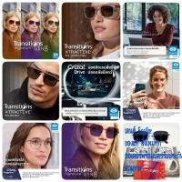 ราคา ลด200 เลนส์Essilor1 60 1 67Transitions NewGen Gen8 XtrActive Polarizedของแท้สั่งLabพร้อมบัตรรับประกัน (25733262649)