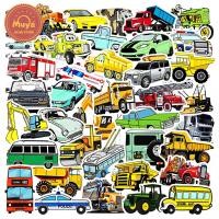 ราคา Muya สติกเกอร์ไวนิล ลายการ์ตูนรถขุด กันน้ํา สําหรับติดตกแต่งรถยนต์ ยานพาหนะ 50 ชิ้น (20637199370)