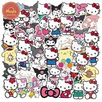 ราคา MUYA 50 ชิ้น Sanrio Collection สติกเกอร์ Hello Kitty Melody Kuromi Cinnamoroll สติกเกอร์ไวนิลการ์ตูนกันน้ําสําหรับแล็ปท็อป (40814117838)