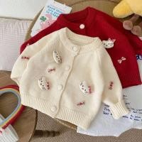 ราคา เสื้อสเวตเตอร์ถักลายการ์ตูนแมวสำหรับเด็กทารก ออกแบบมาให้น่ารักและกันหนาวในฤดูหนาวและใบไม้ร่วง (45801251564)