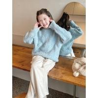 ราคา เสื้อกันหนาวสไตล์ตะวันตก เด็กและเยาวชน เสื้อถักใหม่สำหรับฤดูหนาว (44801261495)