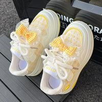 ราคา รองเท้าผ้าใบเด็กสไตล์เจ้าหญิง สำหรับฤดูใบไม้ร่วงปี 2025 ออกแบบใหม่ มีฝ่าพื้นนิ่มและกันลื่น (28243060410)