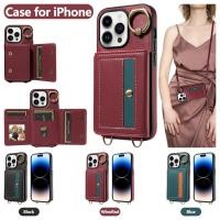 ราคา ผู้ถือบัตรกระเป๋าสตางค์กรณีปลอกสําหรับ ไอโฟน 16 15 14 บวก 13 12 11 มือโปร สูงสุด 5 ช่องใส่การ์ด 360 ขาตั้งแหวนหมุนได้ หนัง PU แบบทัชสบาย กระเป๋าสะพายข้างแบบถอดได้ (28489972210)