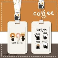 ราคา เคสการ์ดลิฟท์ ลายแมวกาแฟน่ารัก แบบแข็ง สําหรับนักเรียน (23757668603)