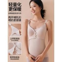 ราคา เสื้อชั้นในสตรีสำหรับสวมใส่ง่าย ถังคลอดบุตรอบอุ่นพร้อมชุดชั้นในในตัว และคลิปด้านหน้าเพื่อง่ายต่อการให้นมลูก (45600824108)