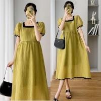 ราคา ชุดคลุมท้อง ความยาวปานกลาง คอสี่เหลี่ยม แฟชั่นฤดูร้อน สําหรับหญิงตั้งครรภ์ (18188930634)