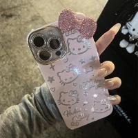 ราคา iPhone case เคสไอโฟน กรณีโทรศัพท์มือถือใหม่หรูหราเพชรสีชมพูโบว์คิตตี้แมวเคสโทรศัพท์แอปเปิ้ล15 ไอโฟน14 13 12 11เคสไอโฟน 15 เคสไอโฟน 16 เคสไอแพด gen 11 เคสไอโฟน 16 pro max เคสไอโฟน 11 เคสไอโฟน 13 เคสไอโ