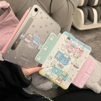 ราคา 2024 เคสป้องกัน iPad Pro 2025 สไตล์ใหม่ Air 7 6 แม่เหล็ก 11th Generation ที่ถอดออกได้ 10 2 นิ้ว Miffy Rabbit 7 8 9th Generation iPad เคสป้องกัน Air 4 เคสป้องกัน iPad 9th Generation iPad 7th Generation