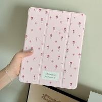 ราคา ทิวลิปสีชมพู iPad air4 5 เคสแท็บเล็ตโปร่งใส 10th Generation แท็บเล็ตป้องกันกรณี 2025iPad Pro 8 910th 2024Pro11 นิ้ว 11th Generation iPad gen 10 กรณี air5 iPad air 6 iPad 10 2 นิ้ว pro2024 iPad mini7 ใ