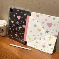 ราคา เคสป้องกันแท็บเล็ต iPad รุ่นที่ 9 Air4 5 การ์ตูนน่ารัก Air11 นิ้ว M3 A16 10th Generation Air1 2 4 5th Generation iPad เคสป้องกัน 11th Generation เคส iPad Air5iPadAir6iPad Stylus 10 2 นิ้ว iPadGen7Proi