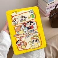 ราคา Shin Chan iPad MINI7 แท็บเล็ตป้องกันกรณี air6 เคสแท็บเล็ต 10 9 8 รุ่น Pro37 ซม A16 เคสป้องกันสไตล์ใหม่ 11 รุ่น iPad gen 10 เคสน่ารัก air5 iPad air 6 การ์ตูน iPad 10 2 นิ้ว pro2024 iPad mini7 (42825750