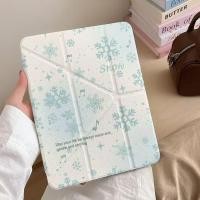 ราคา ฤดูหนาวเกล็ดหิมะ air6 7 เคสแท็บเล็ตโปร่งใส 2025 iPad air4 5 เคสป้องกันแท็บเล็ต 10th Generation Apple 11th Generation เคสแท็บเล็ต 2024Pro 10th 11th Generation iPad gen 10 กรณี air5 iPad air 6 iPad 10 2
