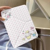 ราคา การ์ตูนการ์ตูน Star KT Cat iPad 9th Generation แท็บเล็ตป้องกันกรณี 10th Generation น่ารัก air4 5 ญี่ปุ่นเกาหลี mini6 7 พร้อมช่องเสียบปากกา 43 ซม 11th Generation iPad gen 10 กรณี air5 iPad air 6 iPad 1
