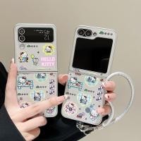 ราคา เคสป้องกันหนังการ์ตูนน่ารักเหมาะสําหรับ Galaxy Z Flip 5 4 Samsung Z Flip 5 เคสโทรศัพท์ Samsung เคสโทรศัพท์ Samsung (27380946926)