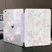 ราคา Ins Butterfly Paradise iPad air6 5 แท็บเล็ตป้องกันกรณี 10 9 8 รุ่น 37 ซม iPad air4 5 แท็บเล็ตป้องกันกรณี 11th Generation iPad gen 10 กรณี air5 iPad air 6 iPad 10 2 นิ้ว pro2024 iPad mini7 (43773758771