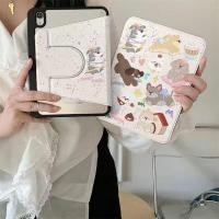 ราคา การ์ตูนการ์ตูนลูกสุนัข iPad Air 4 5 6 7 เคสป้องกัน 8th Generation หมุนอะคริลิค 9th Generation Apple iPad Pro 11 นิ้ว A16 10th Generation เคส iPad 11th Generation เคส iPad Air 5 IPad Air 6 iPad Stylus 