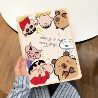 ราคา รูปแบบใหม่ Kapibara พิมพ์ Apple ipad10 เคสแท็บเล็ต air6 เคสป้องกัน pro2024 iPad case5 4 iPad Apple เคสแท็บเล็ต เคสไอแพด air6 ไอแพดเจน11 เคสไอแพด air4 เคส ipad gen9 เคส ipad case ipad gen 10 case ipad