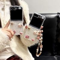 ราคา 3d Cat ใช้งานร่วมกับ Galaxy Z Flip 6 3 4 เคสโทรศัพท์ Samsung 5th Generation เคสโทรศัพท์แบบพับได้สร้อยข้อมือเคสป้องกัน Samsung เคสโทรศัพท์ Samsung (27480944104)