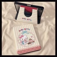 ราคา การ์ตูนการ์ตูนลายเค้ก เคที แมว ไอแพด 11 แท็บเล็ตพีซีป้องกันกรณี 360 องศาหมุน อากาศ 7 6 พร้อมช่องเสียบปากกากันกระแทกมินิ 6 ผู้หญิง ไอแพด เคสป้องกัน อากาศ 3 เคส ไอแพด พลเอก 10 เคสป้องกัน อากาศ 5 ไอแพด A