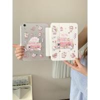 ราคา ใหม่สีชมพูน่ารัก kt Cat ร้านขนมพิมพ์ ipad air6 5 เคสป้องกัน 11 Apple ipad10 Shock proof 10 9 เคสไอแพด air6 ไอแพดเจน11 เคสไอแพด air4 เคส ipad gen9 เคส ipad case ipad gen 10 case ipad air5 เคสไอแพดเจน11