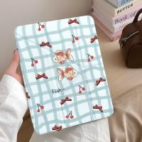 ราคา Cherry Fish iPad air6 5 เคสแท็บเล็ต MINI7 เคสป้องกัน pro37 ซม 10 9 8 รุ่น A16 เคสป้องกันสไตล์ใหม่ 11th Generation iPad gen 10 เคสน่ารัก air5 iPad air 6 การ์ตูน iPad 10 2 นิ้ว pro2024 iPad mini7 (56450
