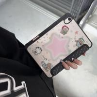 ราคา Full Screen Star Bear Apple iPad11 10 9 Generation air7 6 5 เคสป้องกันแท็บเล็ต Apple pro2024 เคสป้องกัน air4 5 เคส ipad 7 8 9 รุ่น (55551822344)