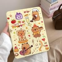 ราคา Kapibara ipadA16 เคสแท็บเล็ต 10 9 8 รุ่น air6 เคสป้องกัน pro37 ซม MINI7 เคสป้องกัน air5 2025 สไตล์ใหม่ 11 รุ่น ipad case gen 10 เคสน่ารัก air5 ipad air 6 เคสการ์ตูน iPad 10 2 นิ้ว pro ipad mini7 (5215