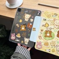 ราคา Ins น่ารัก Rilakkuma iPad air4 5 แท็บเล็ตป้องกันกรณี pro2024 ประตูดูดด้านข้าง 10th Generation High End mini6 การ์ตูน 12 9 นิ้ว 2025 สไตล์ใหม่ 11th Generation ipad gen 10 กรณี air5 ipad air 6 iPad 10 2