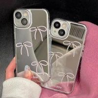 ราคา กระจกกระจก Bowknot 16D Silver Pearl iPhone15 Apple 12 High End 13 14ProMax เคสโทรศัพท์ 11 น่ารัก Apple เคสโทรศัพท์ 17ProMax เคสโทรศัพท์ iPhone16ProMax เคสโทรศัพท์ 15ProMaxiPhone เคสโทรศัพท์ 16 สไตล์ให