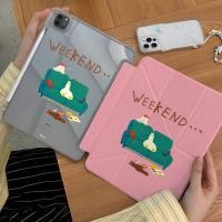 ราคา ลูกเป็ดสีเขียว iPadA16 เคสป้องกันแท็บเล็ต 2025 Apple pro37 ซม 8 9 10th Generation air7 เคสป้องกันแท็บเล็ตสไตล์ใหม่ 11th Generation iPad gen 10 เคสน่ารัก air5 iPad air 6 การ์ตูน iPad 10 2 นิ้ว pro2024 
