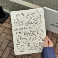 ราคา น่ารัก Pooh iPad pro2024 แท็บเล็ตป้องกันกรณี air4 5 พร้อมช่องเสียบปากกา mini6 วงเล็บหมุน 12 9 นิ้วญี่ปุ่นเกาหลี 2025 สไตล์ใหม่ 11th Generation ipad gen 10 กรณี air5 ipad air 6 iPad 10 2 นิ้ว pro2024 i