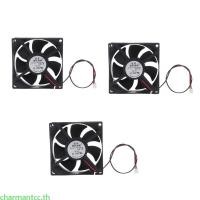 ราคา Charmantcc 80 มม 80 มม 25 มม สําหรับ DC 5V 12V 24V 2 Pin Cooler Brushless PC CPU สําหรับกรณี Cooling (52500352626)