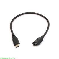 ราคา Charmantcc Type C USB 3 1 Male to Mini USB Female สายชาร์จข้อมูลสําหรับ Nexus 6P (50400781896)
