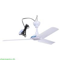 ราคา Charmantcc 19 พัดลมเพดานกลางแจ้งขนาด 6 นิ้ว USB พัดลมเพดานแบบแขวนขนาดเล็กสําหรับการตั้งแคมป์และการเดินทาง (42168473277)