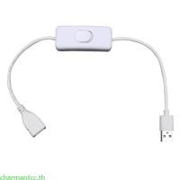 ราคา Charmantcc สายต่อ USB พร้อมการสลับสาย USB ชายหญิงรองรับสายไฟสําหรับชุดหูฟัง USB แถบ LED Ca (40312400004)