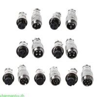 ราคา Charmantcc Gx16 Butting Aviation Male Connector ปลั๊กหญิง 2 3 4 5 6 7 8 Pin (40115108654)
