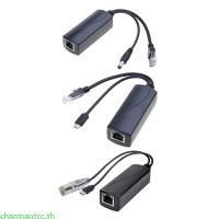 ราคา Charmantcc Gigabit PoE Splitter Active PoE Splitter 48V ถึง 5V 1000m Power Over PoE Splitter (28124674581)