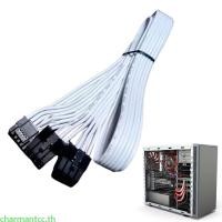 ราคา Charmantcc 16AWG สอง 8Pin ถึง 16Pin 12VHPWR การออกแบบแบน PCIE 5 0 สายสําหรับการจัดการสายเคเบิลง่ายและปรับปรุง Cooling Eff (26443504288)