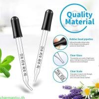ราคา Charmantcc Eye Dropper Glass Liquid Dropper 1ml ความจุ Fit สําหรับน้ํามันหอมระเหย 0 25 0 50 0 75 1 Clearly Scaled (40015138654)
