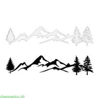 ราคา Charmantcc รถรถบรรทุกกระจกหน้าต่างแล็ปท็อปประตูบ้านสติกเกอร์ด้านข้าง Mountain Forest Decal (58000357404)