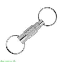 ราคา Charmantcc พวงกุญแจรถ พวงกุญแจแบบปลดเร็ว พวงกุญแจแบบถอดได้ พวงกุญแจหมุนได้ 360 (55450786690)