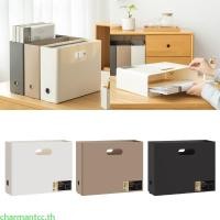 ราคา Charmantcc กล่องเก็บเอกสาร กล่องเก็บแฟ้ม กล่องแฟ้มพลาสติก เครื่องเขียน ออแกไนเซอร์ (54750362429)