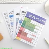 ราคา Charmantcc 2025 Wall Planner 2025 ปีรายปี Planner ปฏิทินผนัง Office Home Wall Organizers Planner จาก 01 2025 ถึง (54550772091)