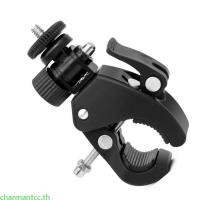 ราคา Charmantcc Handlebar จักรยานกล้อง Mount Clamps สําหรับกล้องวิดีโอ Light Monitors Handlebar ขาตั้งกล้อง Mount Holder Stand (57750772119)