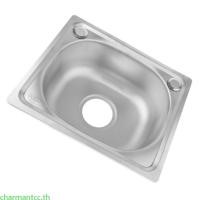 ราคา Charmantcc สแตนเลสอ่างล้างจานสี่เหลี่ยมล้างจานสระว่ายน้ําล้างมืออ่างล้างหน้าอ่างล้างจาน (56850776943)