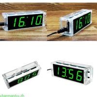 ราคา ชุดประกอบนาฬิกาดิจิตอล DIY สำหรับการทำด้วยตนเอง มาพร้อมกล่องบัดกรี เพื่อใช้ในการสอนและการเรียนรู้ (54950781891)