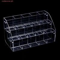 ราคา CODECOVE เครื่องหมาย ที่ใส่ปากกา 2 3 4 5 ชั้นเครื่องเขียนโปร่งใสชั้นวางจอแสดงผล เด็กอะคริลิทนทานความจุขนาดใหญ่ผู้ถือแปรงแต่งหน้าสก์ท็อปเครื่องปร (56451716551)