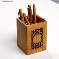 ราคา CODECOVE ที่ใส่ปากกาไม้ไผ่หลอดเก็บเครื่องเขียนหรูหราคลาสสิกสไตล์ครัวเรือนธรรมชาติสะดวกไม้ไผ่ติดหลอด สํานักงาน (52800302666)